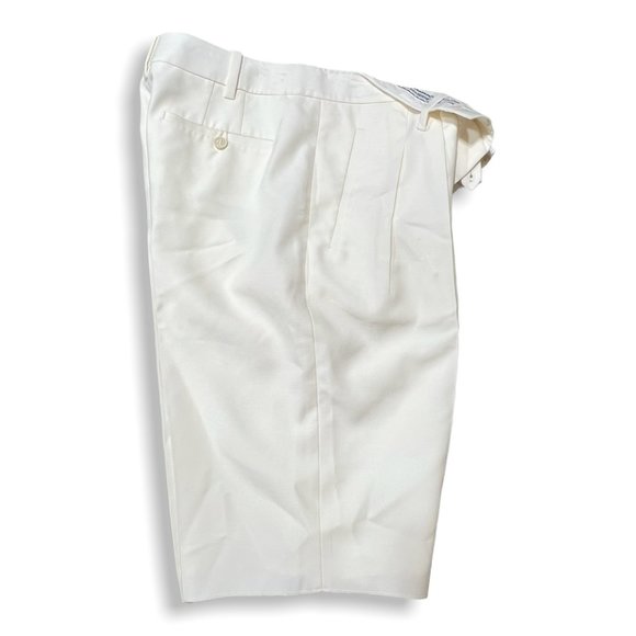 Alexander Wang White High Waist Viscose Wool Blend Bermuda Shorts Size 8 NWT - Picture 9 of 11